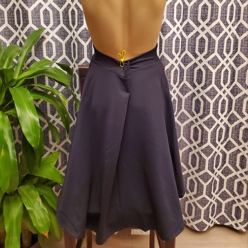 Beautiful Dark Navy Blue Skirt Large - Picture 4 of 8